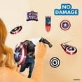 thumbnail image 4 of Wall Palz Marvel Captain America Wall Decals - 24" Avengers Removable Vinyl Stickers for Kids Bedroom Playroom Bathroom - Peel and Stick Room Décor, 4 of 7