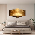thumbnail image 3 of ZHONGYUTONG Cross Canvas Wall Art 5 Piece Holy Bible and Cross Pictures Christian Religious Painting for Church Prayer Room Decor Framed (12x20inx2pcs 12x30inx2pcs 12x40inx1pcs), 3 of 5