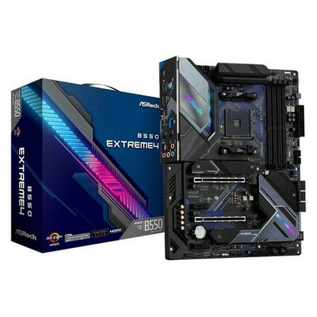 Asrock B550 EXTREME4 Socket AM4 AMD B550 DDR4 Quad CrossFirex SATA3 & USB3.2 M.2 ATX Motherboard