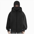 thumbnail image 4 of NOLDARES Women's Full Zip Up Hoodie Long Sleeve Hooded Sweatshirts Pockets Jacket Coat for Women(Black,XL), 4 of 5