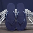 thumbnail image 2 of Summer Rubber Flip Flops for Men Comfortable Thong Sandals Non Slip Flat Footwear for Beach Pool, 2 of 4