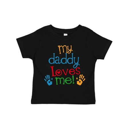 

Inktastic Daddy Loves Me for Son Gift Toddler Boy or Toddler Girl T-Shirt