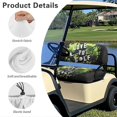 thumbnail image 5 of Pzuqiu Love Golf Golf Cart Seat Cover Breathable Universal Golf Cart Seat Blanket for 2-Passenger Club Car Seats Keeps Seats Clean and Comfortable, 5 of 7