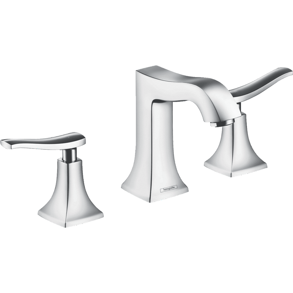 Hansgrohe Metris C Widespread Faucet 100 with PopUp Drain, 1.2 GPM in