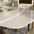 thumbnail image 3 of Extendable Dining Room Table for 6-12, Modern Dining Table 63" to 95" Expandable Dining Table, Faux Marble Rectangle Dining Table with Carbon Steel Base for Kitchen (Table Only), 3 of 6