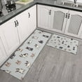 thumbnail image 2 of Boston Terrier Kitchen Rugs Sets Of 2,Anti Fatigue Kitchen Mat Rugs Non Slip Washable,Decorative Kitchen Floor Mats for Kitchen,Sink,Laundry,17"x30"+17"x47", 2 of 7