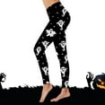thumbnail image 4 of Gibobby Leggings Translúcido Mujer Leggings sexy Halloween para mujer Pantalones elásticos y para todos los días（Negro， XL), 4 of 5