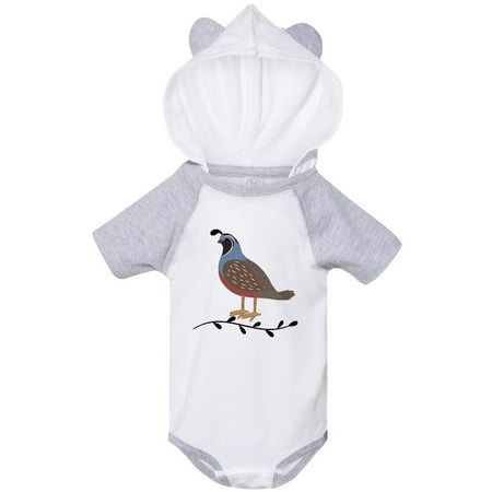 

Inktastic Quail Cute Bird Watching Gift Baby Boy or Baby Girl Bodysuit