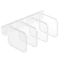 thumbnail image 1 of Less Than 5 Rack 4PC Plastic Refrigerator Clapboard Storage Box Adjustable Snap On Storage Box Refrigerator Pantry Grid Clapboard Divider Storage Box for Home Kitchen, 1 of 9