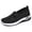 Black, variant on Women's Woven Orthopedic Breathable Soft Shoes Go Walking on Foam Shoes Hands Free in Sneakers Arch Support