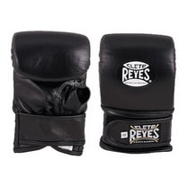 Cleto Reyes Boxing Bag Gloves with Hook and Loop Closure - Small - Black