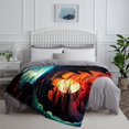 thumbnail image 4 of Fleece Blanket,Beautiful Scenery,Fluffy Throws For Bed,For Bed Sofa Couch, 4 of 8