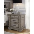 thumbnail image 2 of Madison Ridge 3 Drawer Wood Nightstand in Heritage Taupe by Pulaski Furniture, 2 of 6