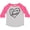 Heather and Hot Pink, variant on Inktastic I Love My Auntie in Black Chalk Heart Boys or Girls Toddler T-Shirt