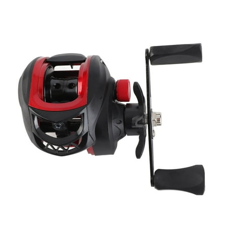 Metal Baitcasting Reel for Saltwater Freshwater Long Cast 7.2:1 Ratio 8kg Drag
