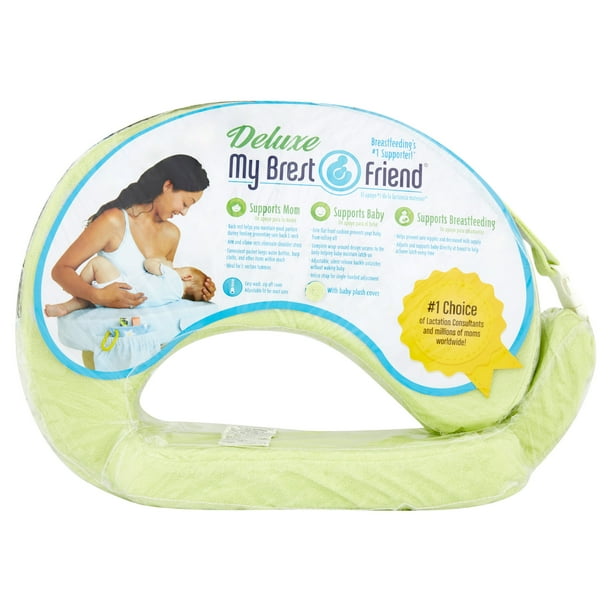 My Brest Friend Deluxe Nursing Pillow, Light Green