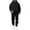 Black-A#11085bb, variant on Hearthz Fleece Zip Up Men's Hoodie Tracksuit 2 Pieces Set Oversized Athletic Jacket and Sweatpants Fall Winter Warm Athletic Mens Sweatsuits Saffron S