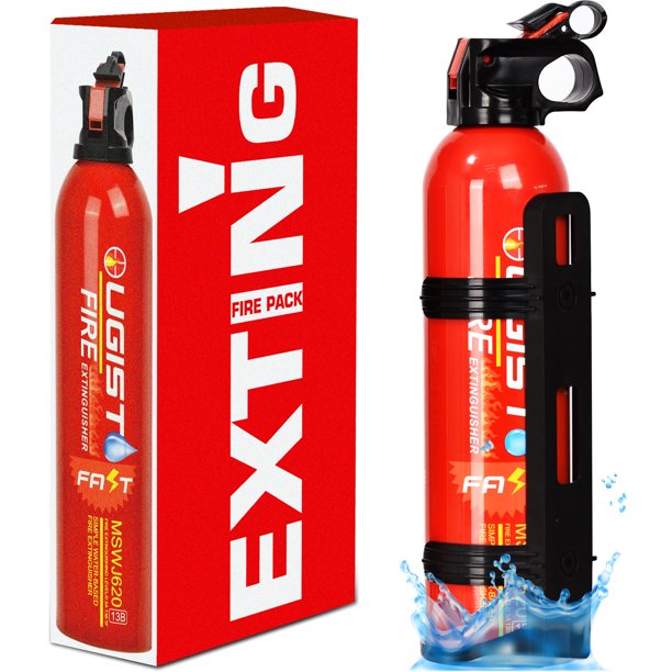 Ougist Fire Extinguisher with Mount 4 in1 Fire Extinguishers for The