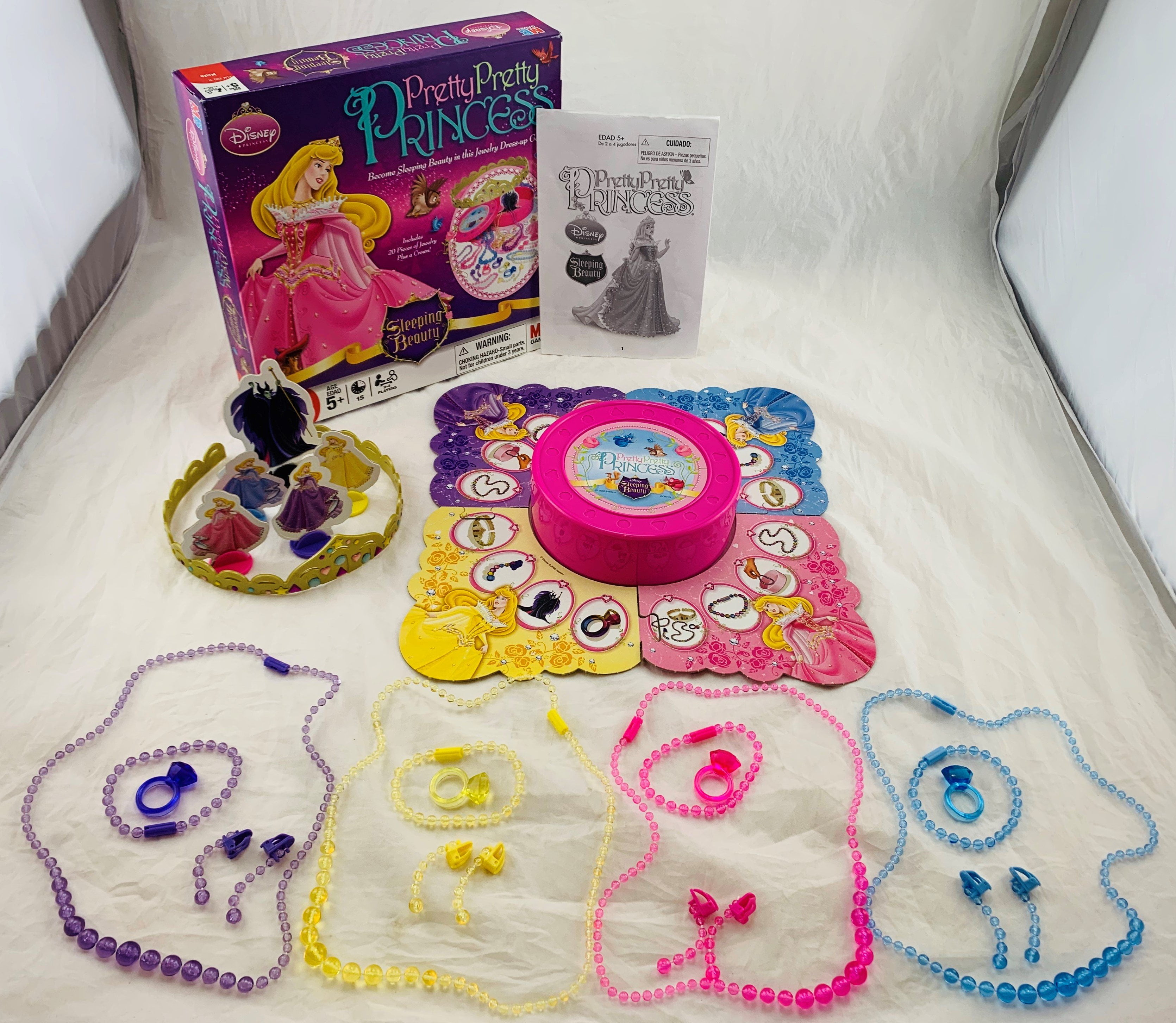 Pretty Pretty Princess Cinderella Jewelry Game Replacement Pieces Parts Shoes 