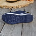 thumbnail image 6 of Pandaie Womens Wedges Sneakers Casual Platform PU Leather Walking Shoes Fashion Mesh Breathable Shoe Comfortable Non Slip Footwear Blue 6.5, 6 of 8