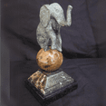 thumbnail image 3 of Maitland Smith Agile Elephant Clock - Timeless Elegance for Sophisticated Home Office or Living Room Decor, 3 of 6