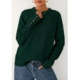 thumbnail image 5 of PRETTYGARDEN Womens Sweaters Fall Fashion Casual Crewneck Pullover Button Long Sleeve Cute Knit Tops Winter Clothes, 5 of 10
