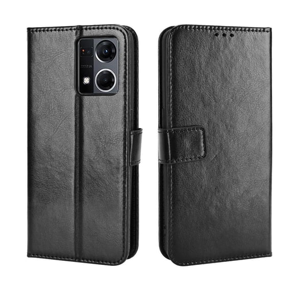 Funda tipo libro para OPPO Reno 7 4G, cartera todo‑en‑uno, funda multifuncional con tarjetero y correa de muñeca desmontable