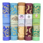 DharmaObjects 5 Packs Variety Tibetan Spiritual and Medicinal Incense Sticks