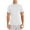 White, variant on Mens Short Sleeve Basic Tops Mock Turtleneck Casual Pullover T-Shirt Slim Fit Undershirt Dark Grey M