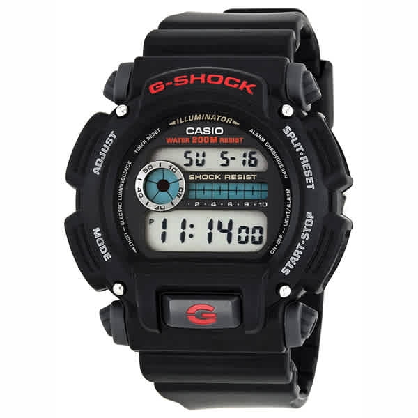 Casio Men's Black and Nylon Strap G-Shock Watch DW9052V-1 - Walmart.com
