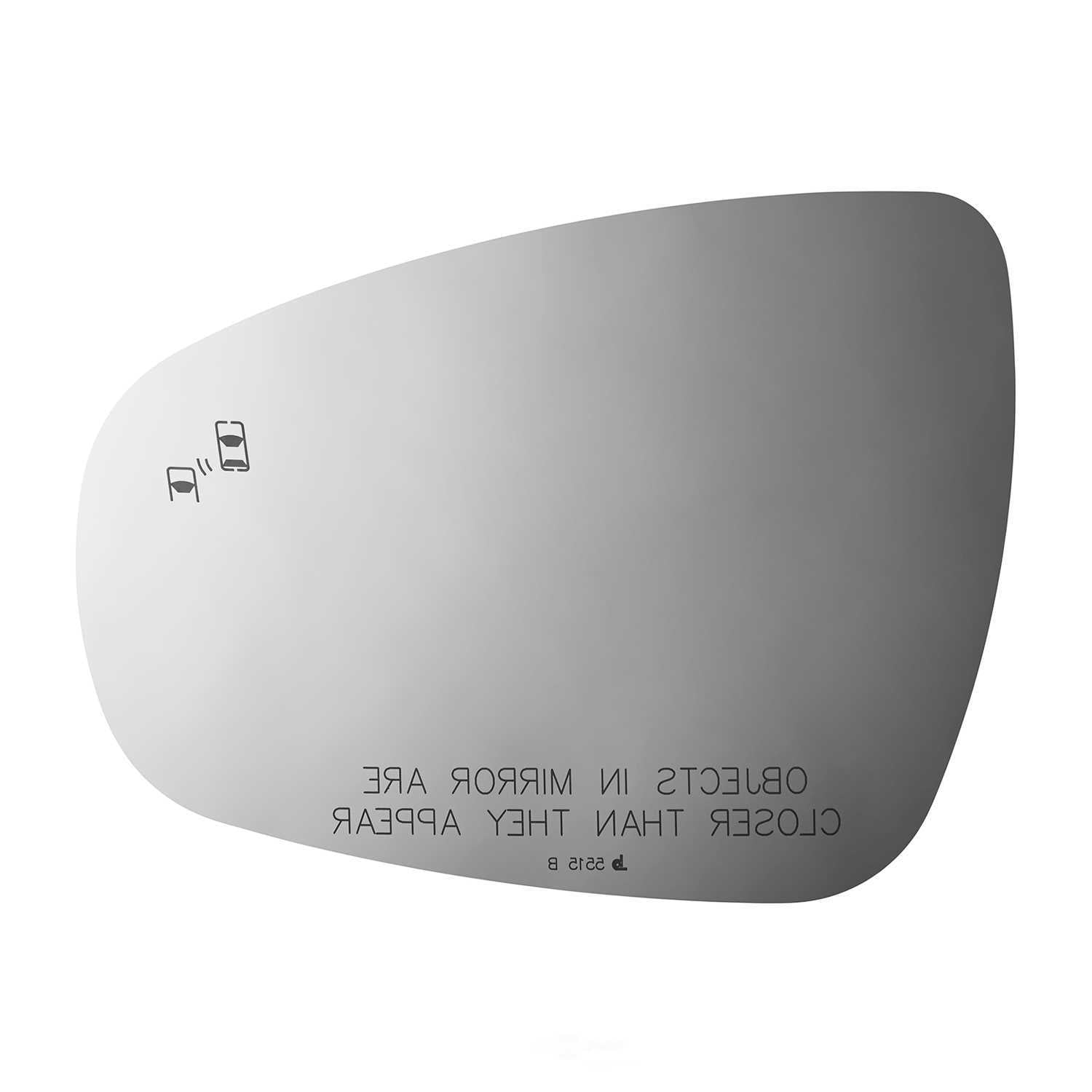 Burco Side View Mirror Replacement Glass - Clear Glass - 5515B