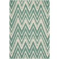 thumbnail image 1 of Safavieh Cambridge 5' X 8' Hand Tufted Wool Rug in Teal and Ivory, 1 of 5