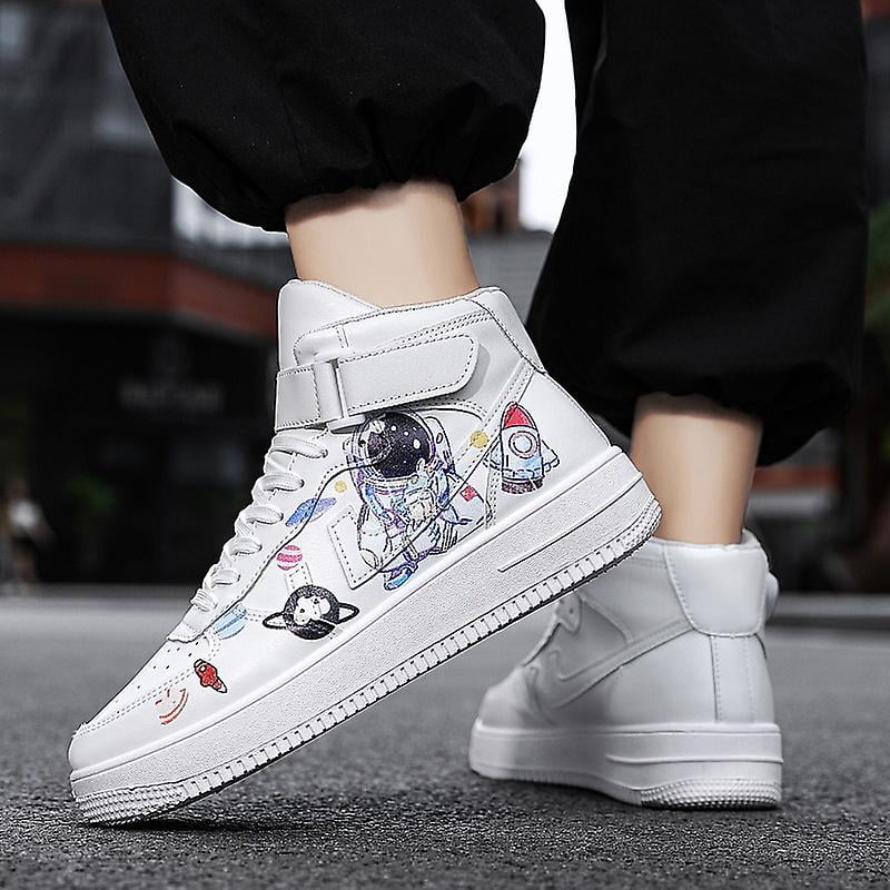 Youyo Unisex Sneakers Women s Casual High Top Trainers Men s Sports Shoes Astronaut 2230 1 Other