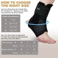 SNEINO Ankle Brace Lightweight Adjustable Laceup Ankle Support