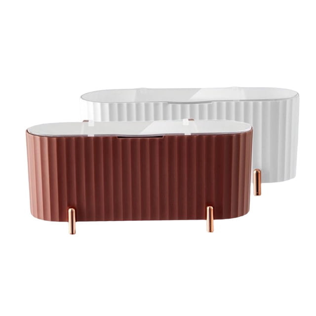 Soporte Para Almohadilla De Maquillaje Sunnimix Con Divisor Desmontable Estuche de almacenamiento de almohadillas de maquillaje