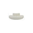 thumbnail image 3 of Meridian Furniture Arc Cream Vegan Leather Modular Sectional, 3 of 12