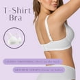 thumbnail image 3 of LeSensuel Underwire Full Coverage Bras with Padded Straps - Comfy T Shirt Bras for Women, 3 of 8