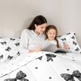 thumbnail image 4 of Erosebridal Kids Girls Cartoon Ribbon Bowknot Twin Comforter Sets 3-Piece,Teens Vintage Polka Dots Bedding Set,Super Cozy Room Decor, 4 of 6
