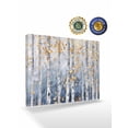 thumbnail image 2 of Yellow Blue Forest Wall Art for Living Room, Canvas Picture Wall Decor for Bathroom Bedroom, Modern Oil Painting Art Painting Artwork for Office Kitchen Hallway Dining Room Home Decorations 20"x24", 2 of 8