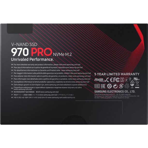 Samsung 512GB 970 PRO NVMe M.2 Internal SSD - Walmart.ca