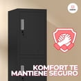 thumbnail image 3 of Komfort Locker Metálico De 4 Casilleros 38x42x180cm, 3 of 5