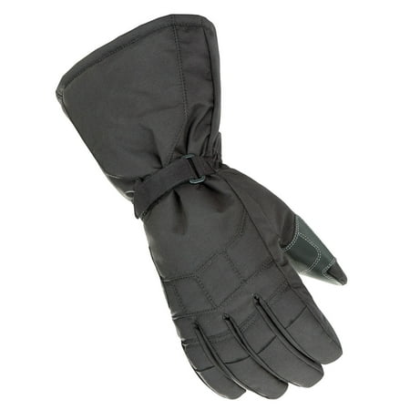 Joe Rocket Joe Rocket 'Sub Zero' Mens Black Textile Snowmobile Gloves Black (Best Sub Zero Gloves)
