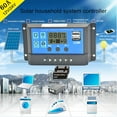 thumbnail image 1 of EGNMCR Solar Panel Regulator Charge Controller USB 60A 12V-24V With USB Charger Panel Regulator, 1 of 7