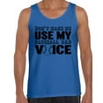 thumbnail image 1 of Awkward Styles Men's Don`t Make Me Use My Baseball Dad Voice Graphic Tank Tops Gift for Sport Dad, 1 of 4