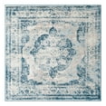 thumbnail image 3 of Unique Loom Sofia Collection Area Rug - Salle Garnier (6' 1" Square Blue/Ivory), 3 of 7