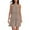 Khaki, variant on Women's 2024 Summer Sleeveless Mini Dress Boho One Shoulder Ruffle Tiered Layered Chiffon Flowy A Line Short Sleeve Dress