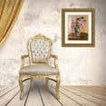 thumbnail image 3 of Pissarro, Camille 20x24 Gold Ornate Wood Framed with Double Matting Museum Art Print Titled - Bouquet of Pink Peonies, 3 of 4