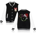 thumbnail image 1 of Sudadera con capucha de los 90 para hombre y mujer, chaqueta de béisbol de Disney, Mickey, Minnie Mouse, ropa para niño y niña, chaquetas para bebé, 1 of 4