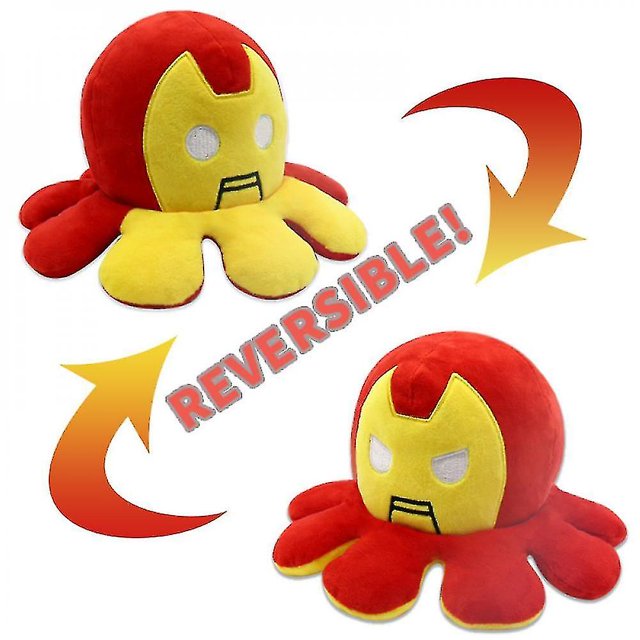 Reversible Octopus Plush Toy / Superhero Toy