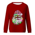 thumbnail image 3 of lcziwo Chandails de Noël pour Femmes Mignon Chandail Graphique de Noël avec Père Noël Imprimé Manches Longues Col Rond Chandail Doux Léger Chandails Rouges,G, 3 of 3
